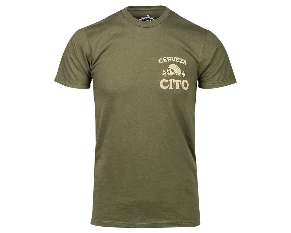 Cerveza Cito Tee - Military Green - Image 2